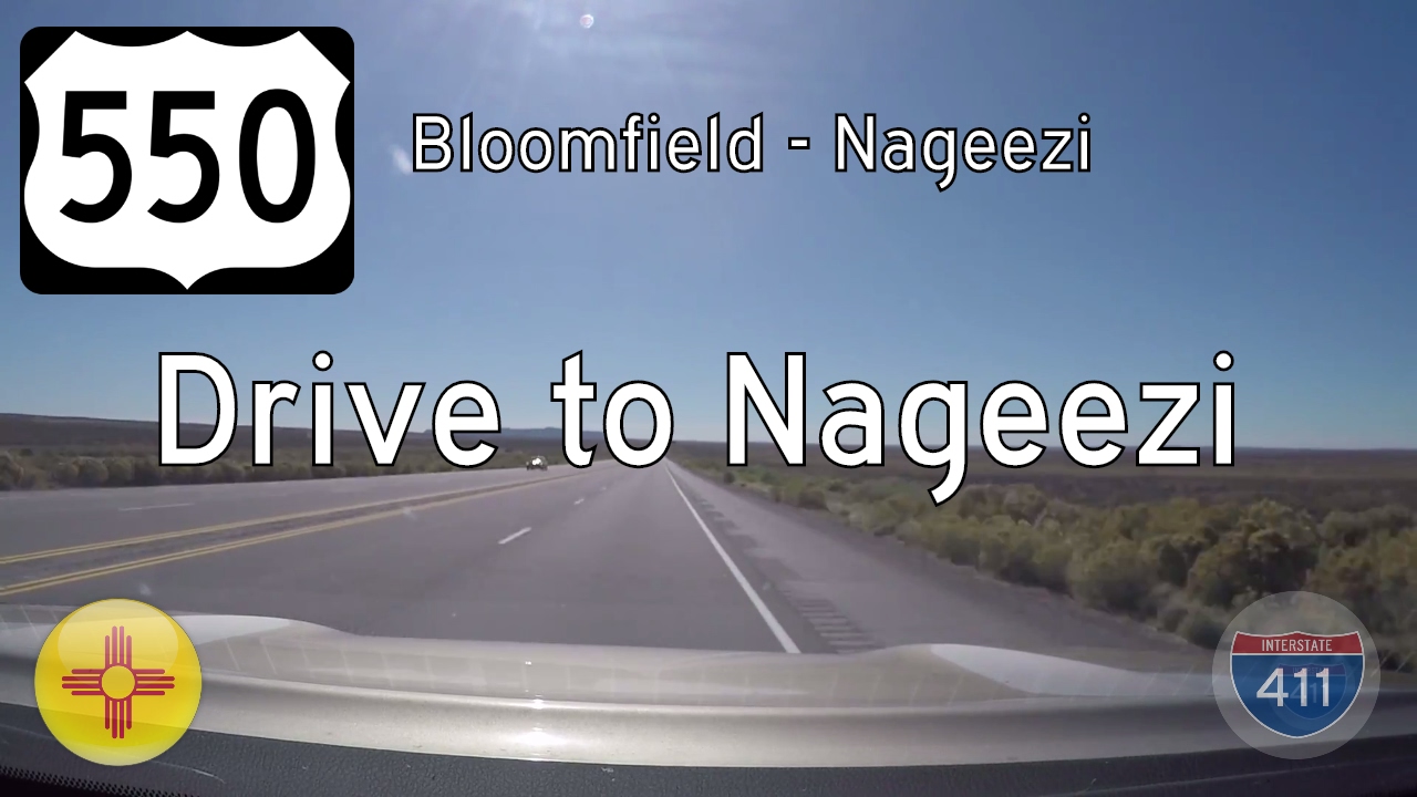 US Highway 550 - Bloomfield - Nageezi - New Mexico | Drive America's Highways 🚙
