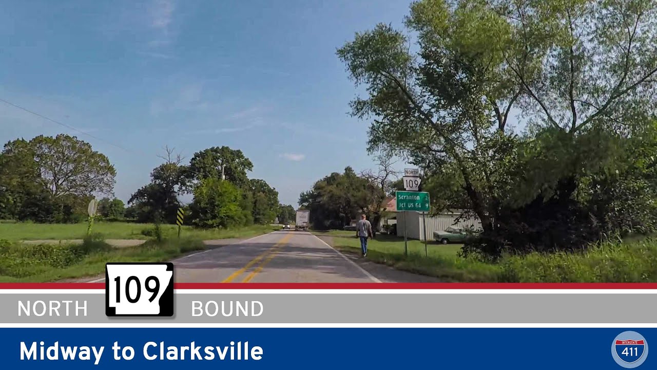 Arkansas Highway 109 - Midway to Clarksville  |  Drive America
