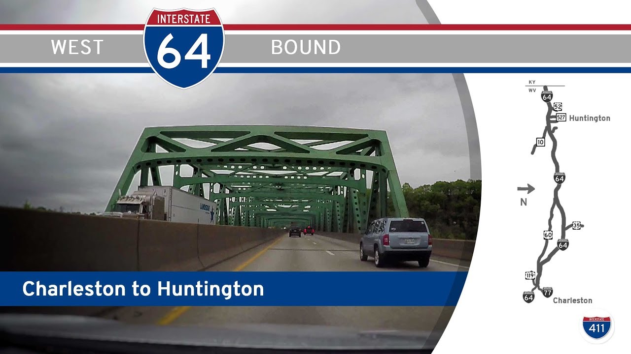 Interstate 64 - Charleston to Huntington - West Virginia |  Drive America