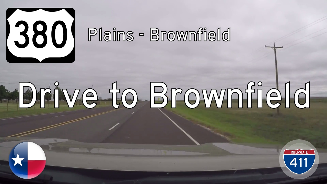 US Highway 380 - Plains - Brownfield - Texas | Drive America