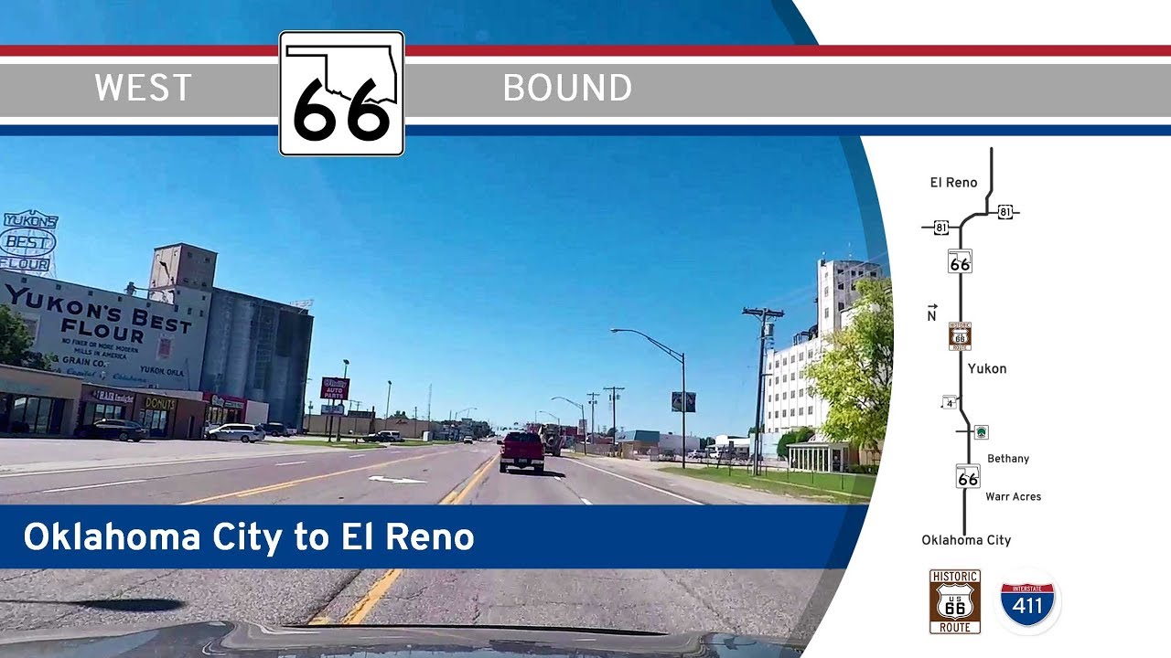 Oklahoma Highway 66 - Oklahoma City to El Reno - Route 66 |  Drive America