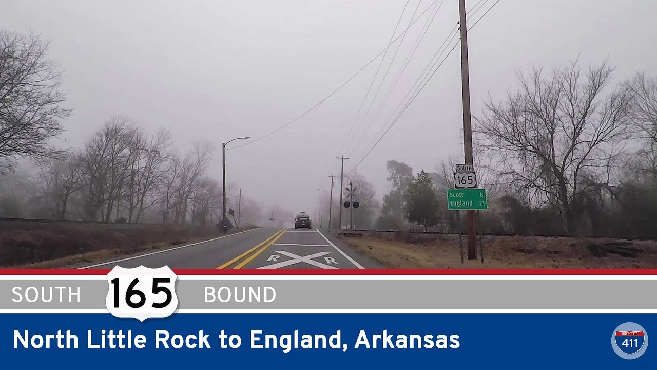U.S. Highway 165 - North Little Rock to England - Arkansas |  Drive America's Highways 🚙
