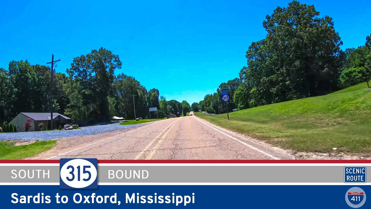 Mississippi Highway 315: Sardis to Oxford | Real Roads, Real Drives [Repost]