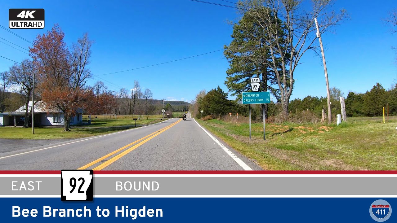 Arkansas Highway 92: Bee Branch to Higden | Drive America