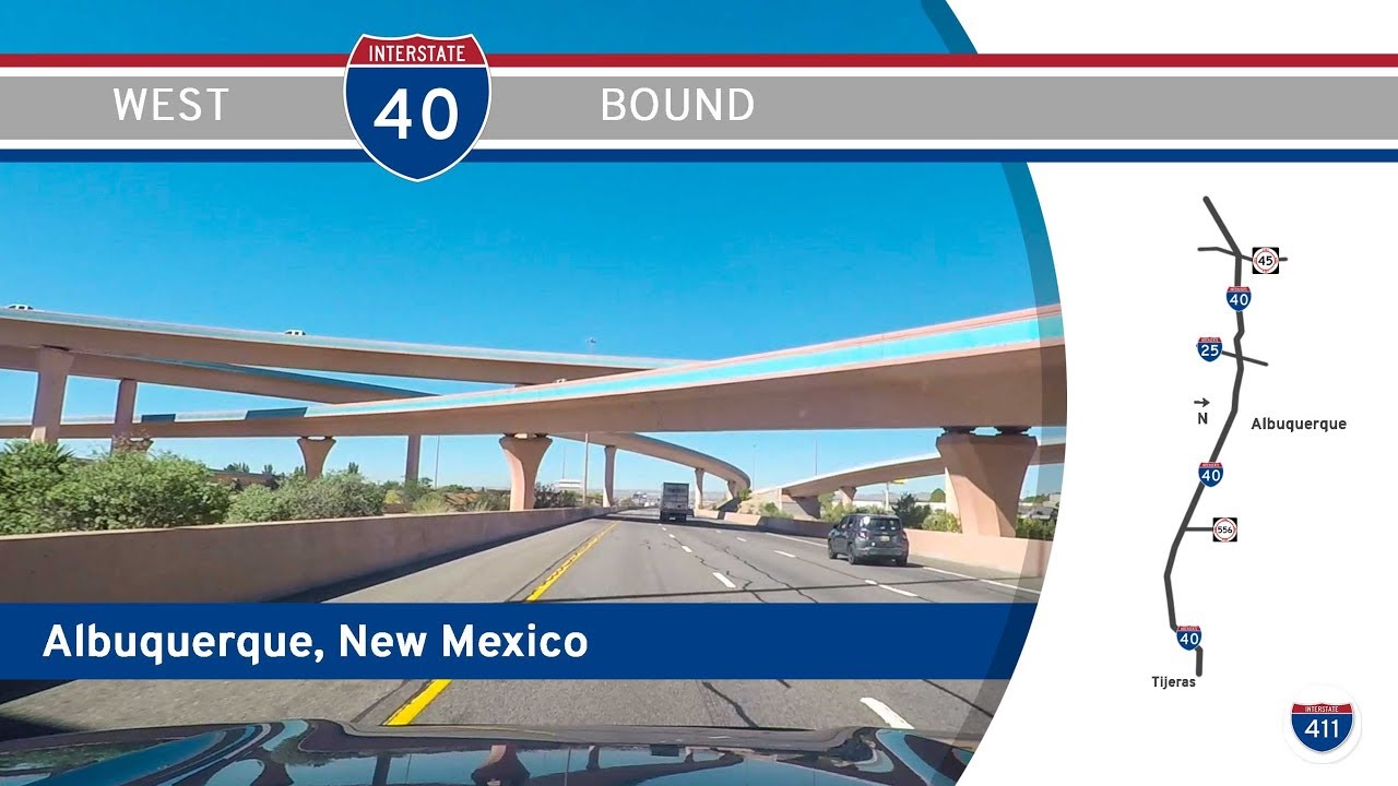 Interstate 40 - Albuquerque - New Mexico |  Drive America