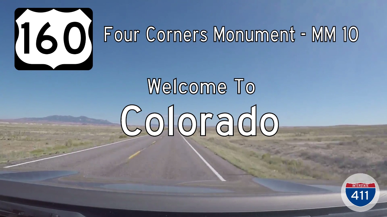 US Highway 160 - Four Corners - Mile 10 - Colorado | Drive America