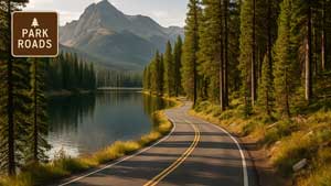 - park roads cat card -