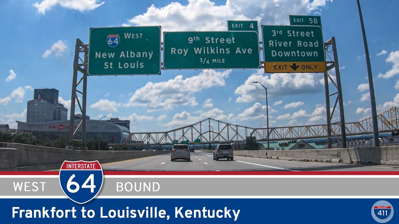 Interstate 64: Frankfort to Louisville – Kentucky