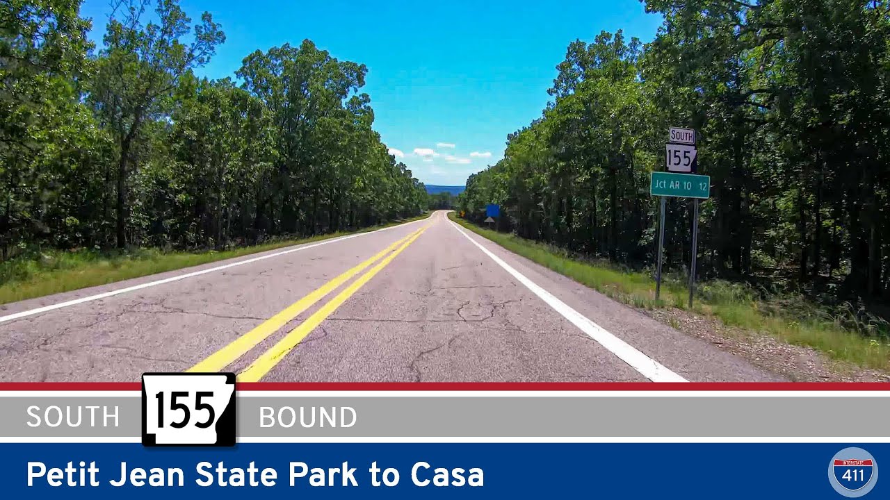 Arkansas Highway 155: Petit Jean State Park to Casa