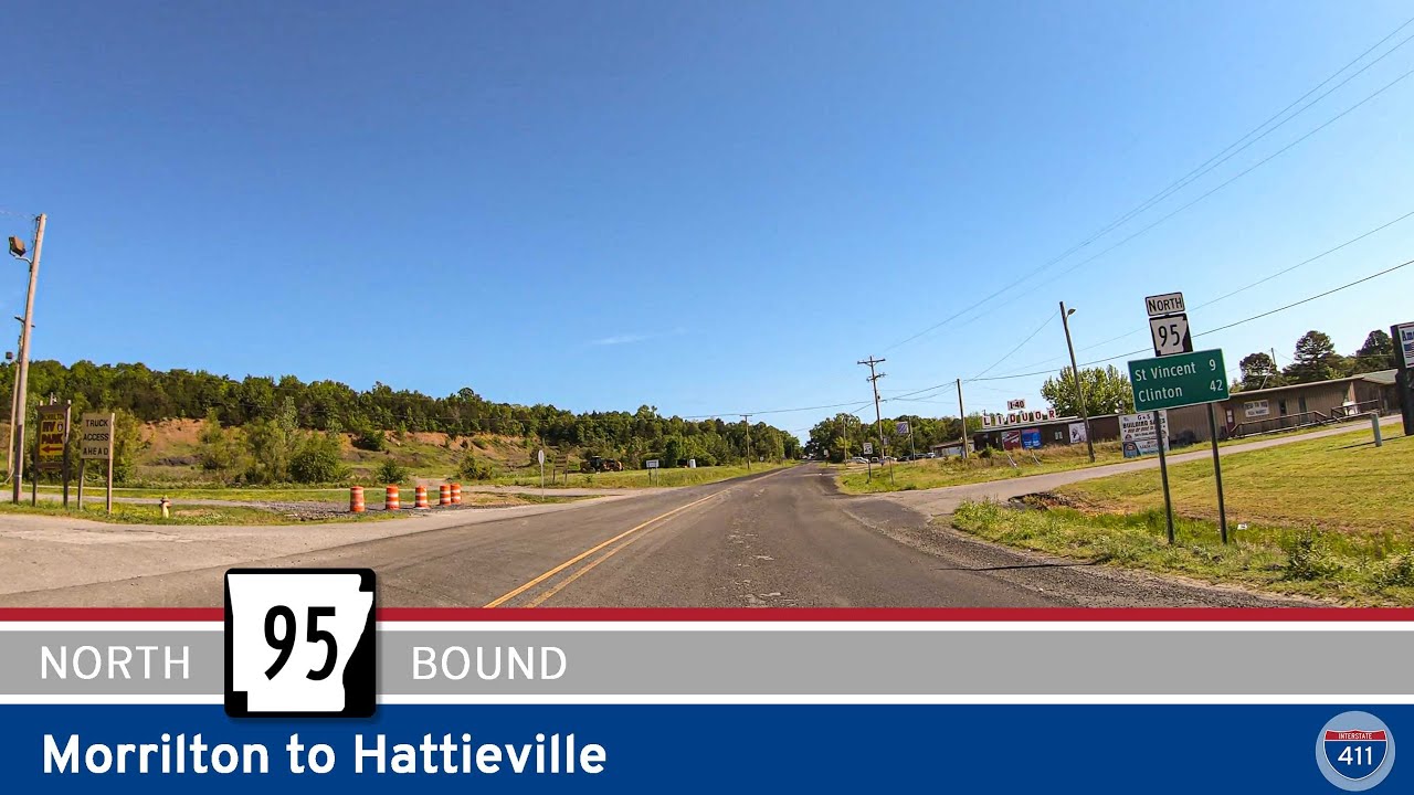 Arkansas Highway 95: Morrilton to Hattieville