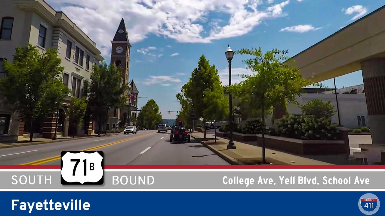 U.S. Highway 71B South in Fayetteville – Arkansas