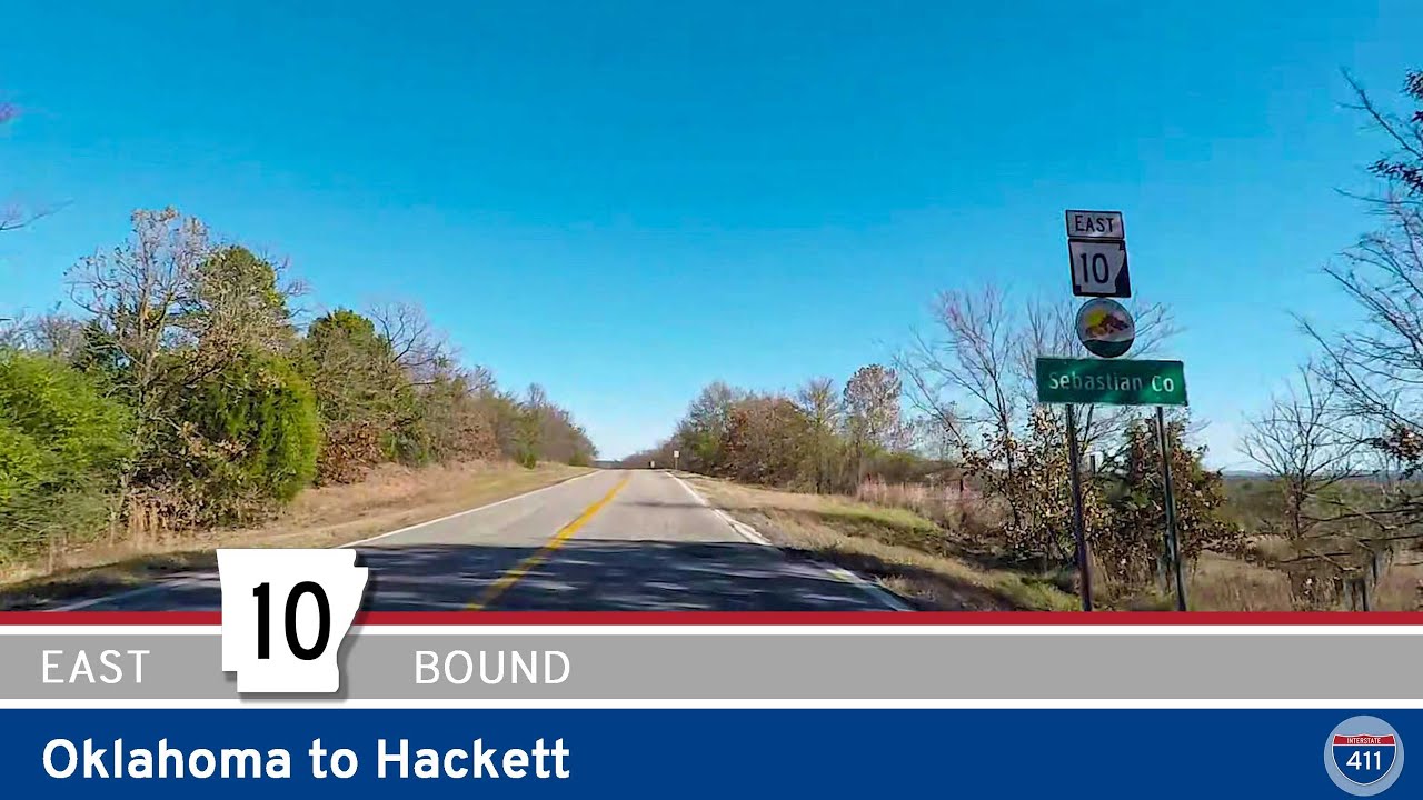 Arkansas Highway 10: Oklahoma to Hackett