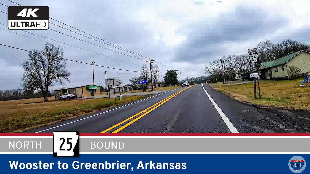 Arkansas Highway 25: Wooster to Greenbrier
