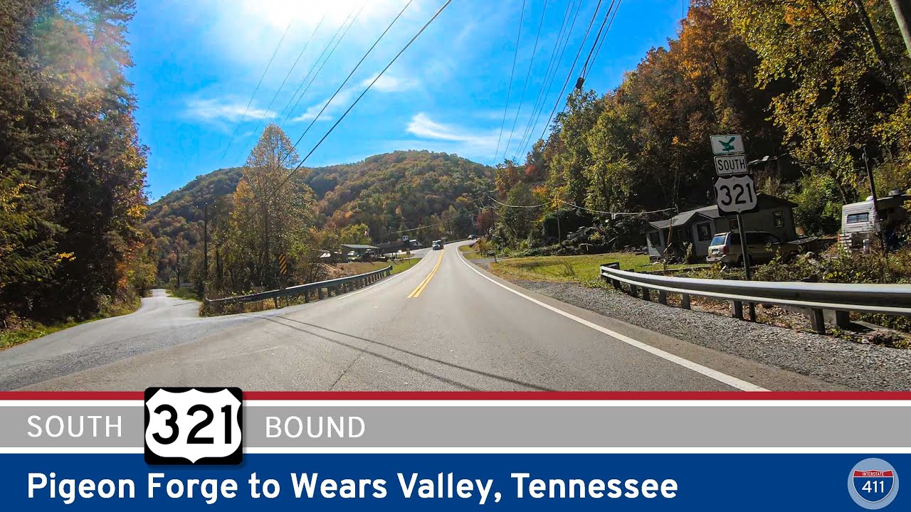U.S. Route 321: Pigeon Forge to Wears Valley – Tennessee