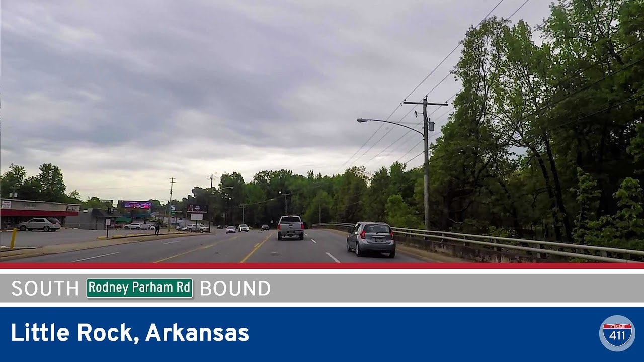 Rodney Parham Rd Southbound in Little Rock Arkansas