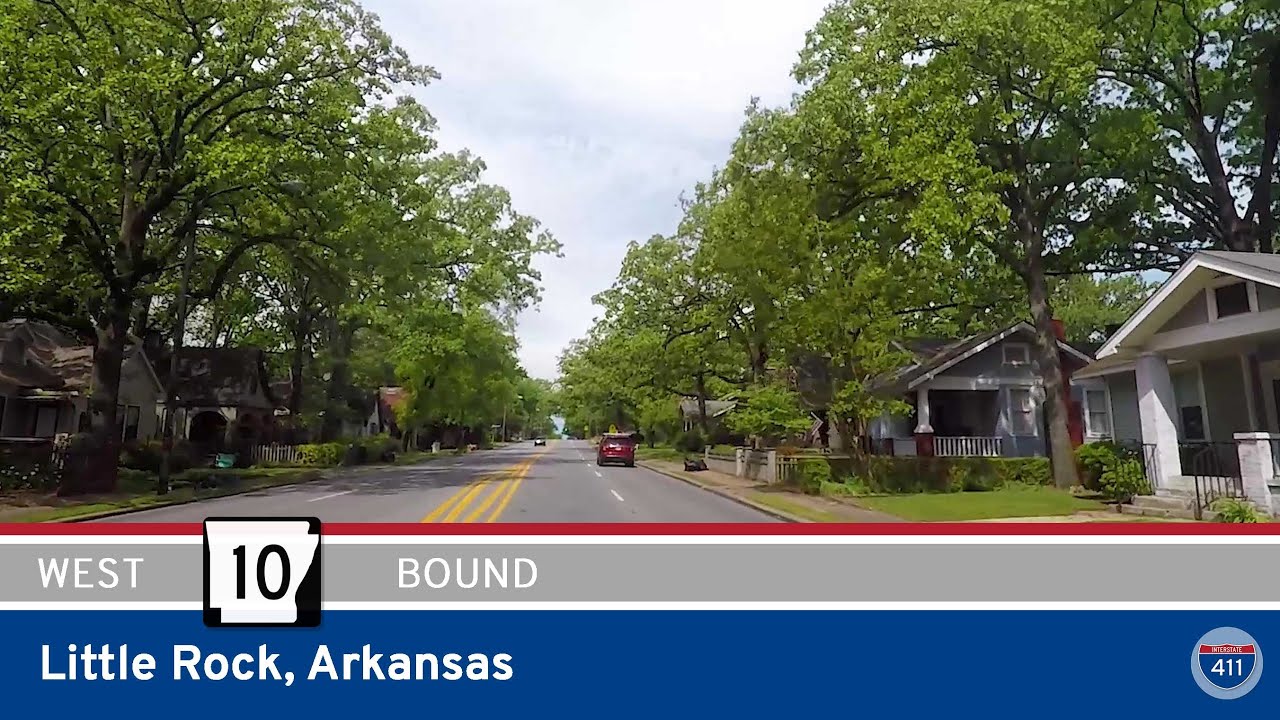 Arkansas Highway 10 – Westbound in Little Rock