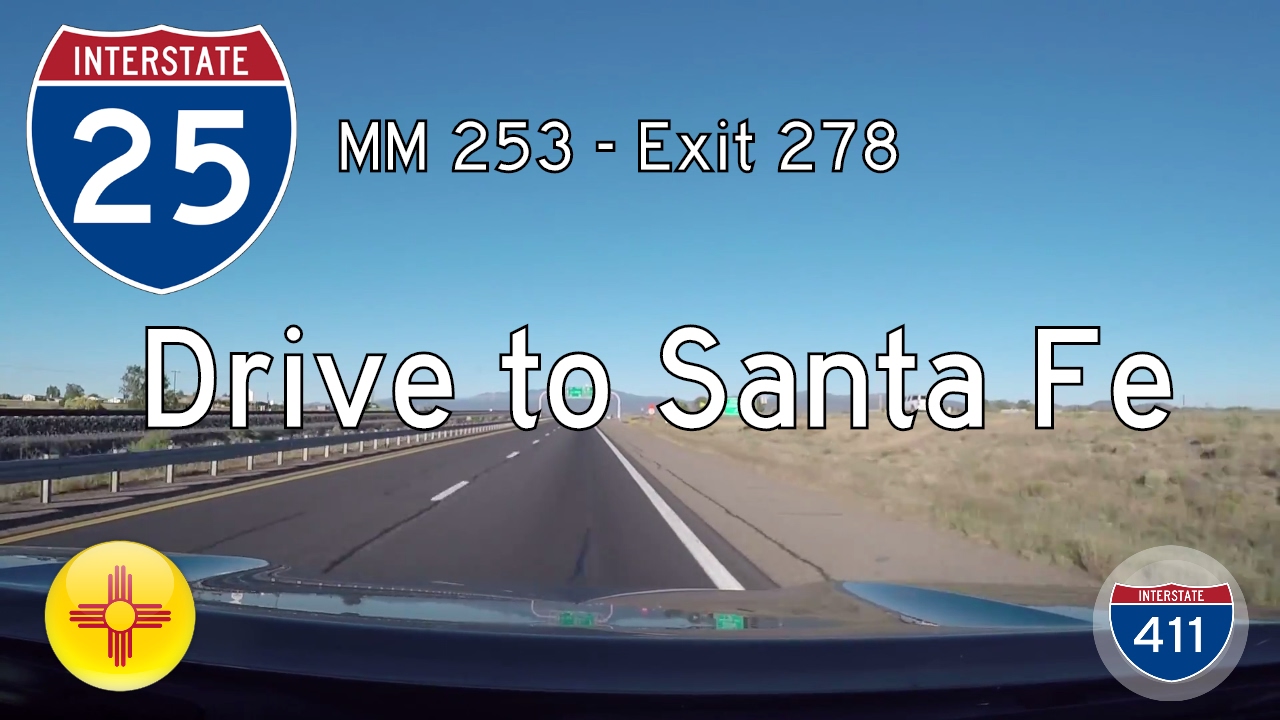 Interstate 25: San Filipe to Santa Fe – New Mexico