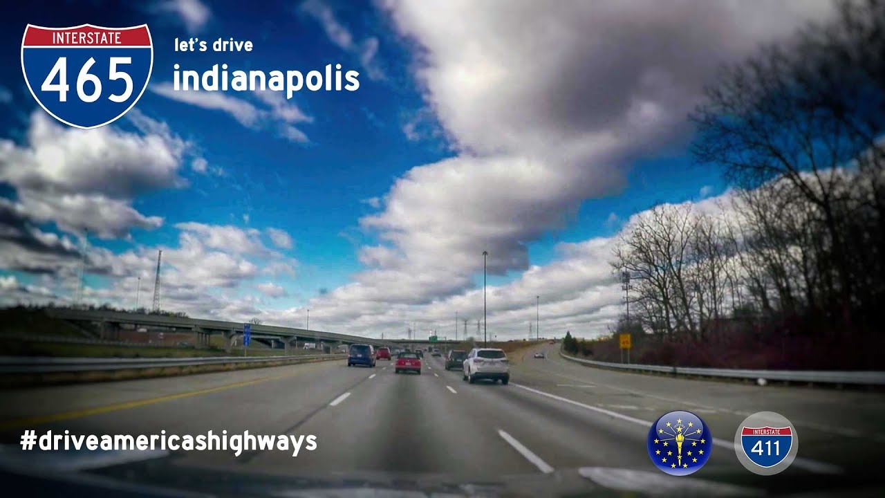 Interstate 465: Westbound in Indianapolis – Indiana