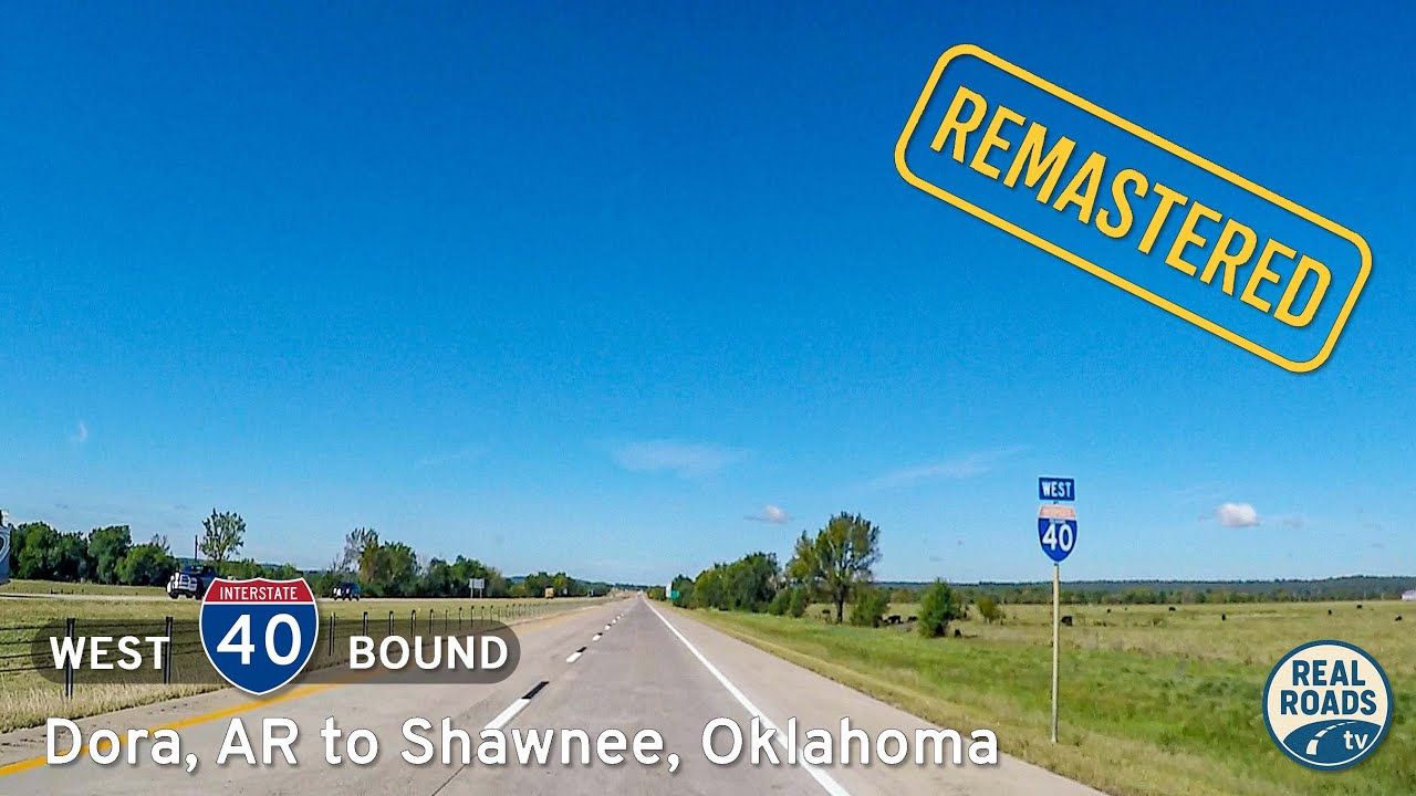 Sponsor a Trip and Put Your Name on the Map 10 Interstate 40: Dora to Shawnee ~ Oklahoma
