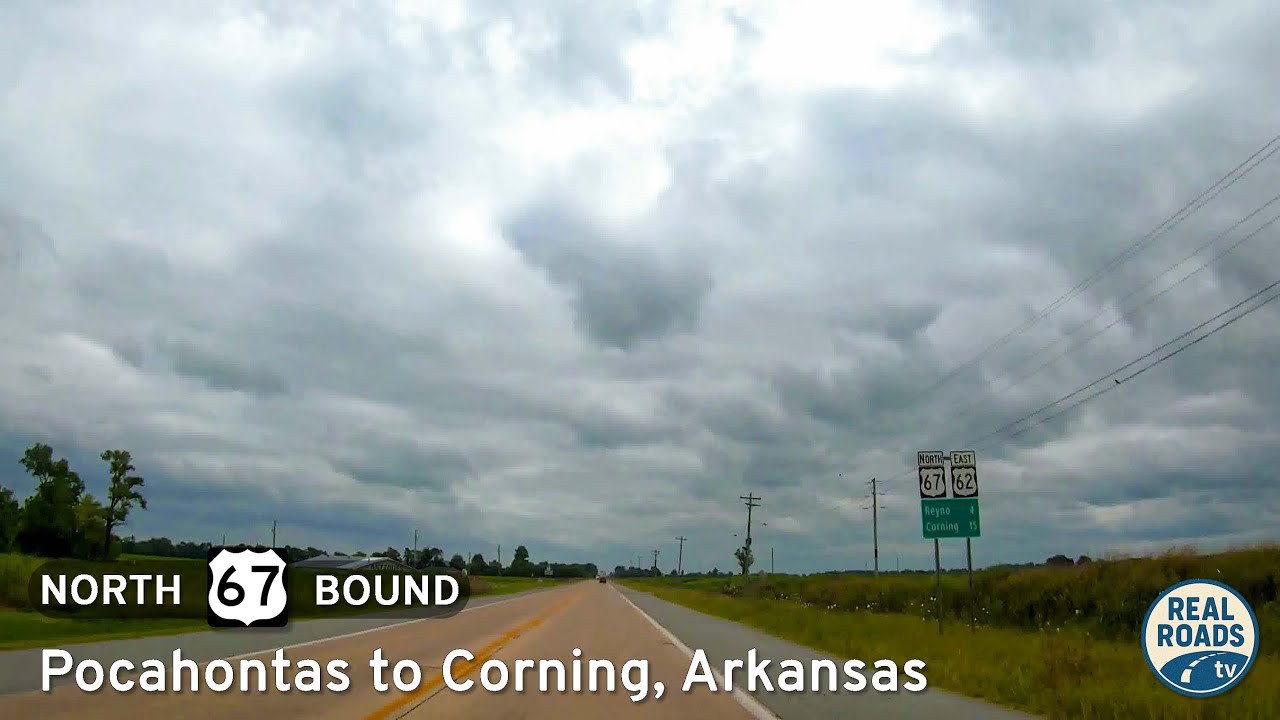 Sponsor a Trip and Put Your Name on the Map 11 U.S. Route 67: Pocahontas to Corning ~ Arkansas